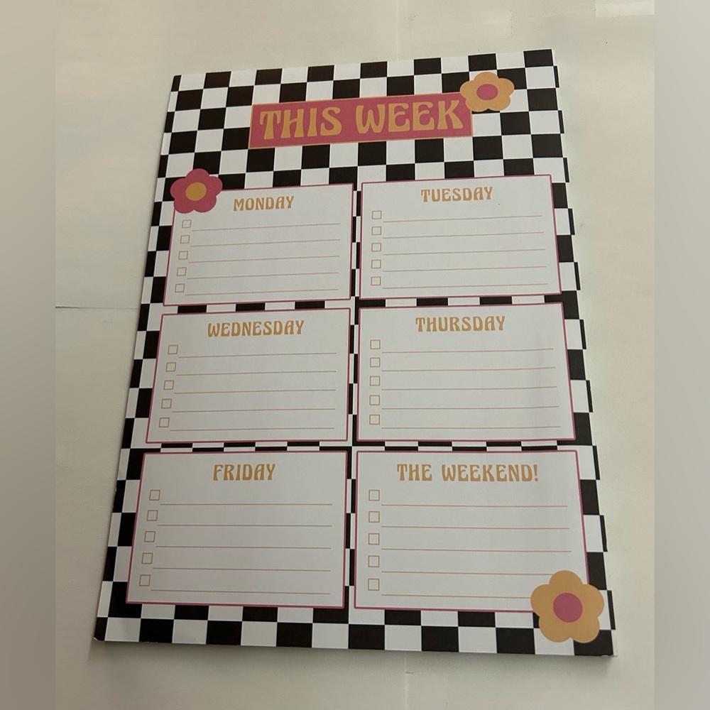 New Large Lady Jayne Notepad 50 Pages THIS WEEK
